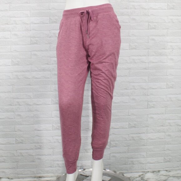 MEMBER'S MARK Joggers Sherpa Lined Thick Winter Leggings Pants Dusty Rose Medium - Picture 1 of 12
